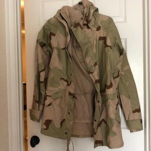Military issued desert camo jacket